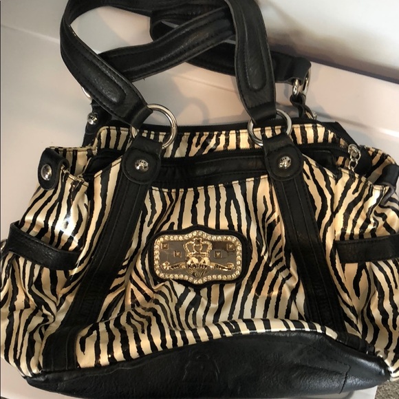 Kathy Van Zeeland Handbags - Zebra Striped Kathy Van Zeeland Purse!